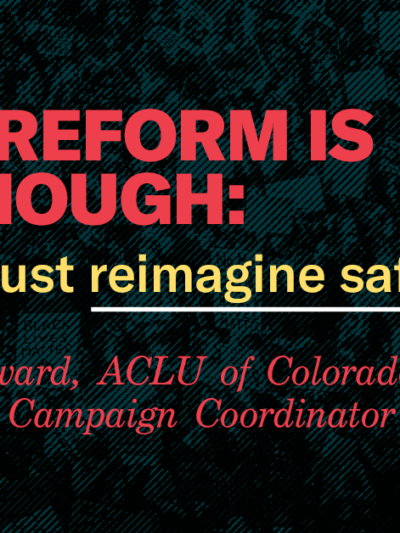 Featured image for Blog: When Reform is Not Enough: Why we must reimagine safety
