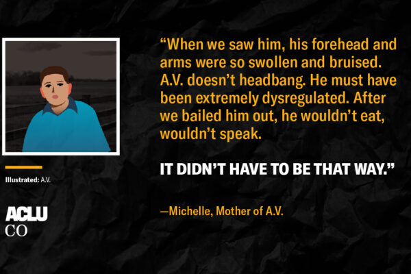 Featured image for Counselors, Not Cops: Michelle Hanson and her son, A.V.