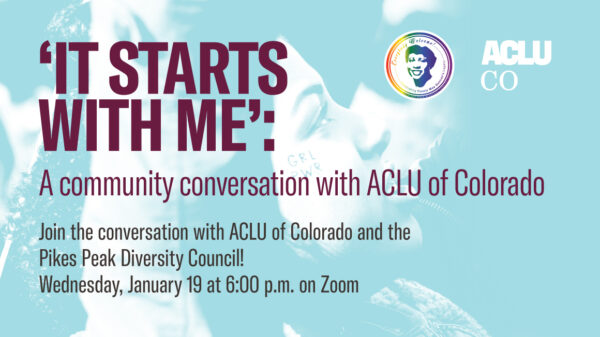 'It starts with me': a community conversation with ACLU of Colorado