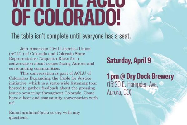 join the conversation with the aclu of colorado