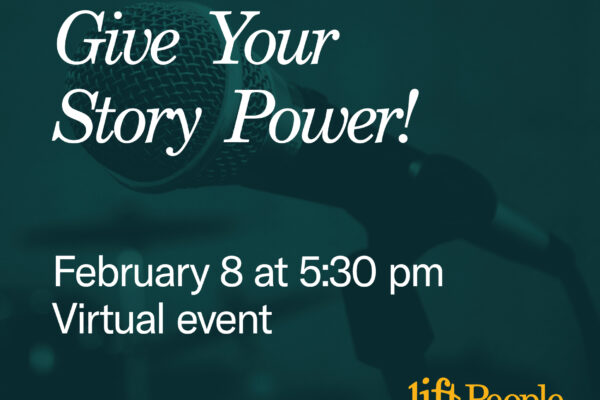Give your story power!, February 8 at 5:30 pm, virtual event