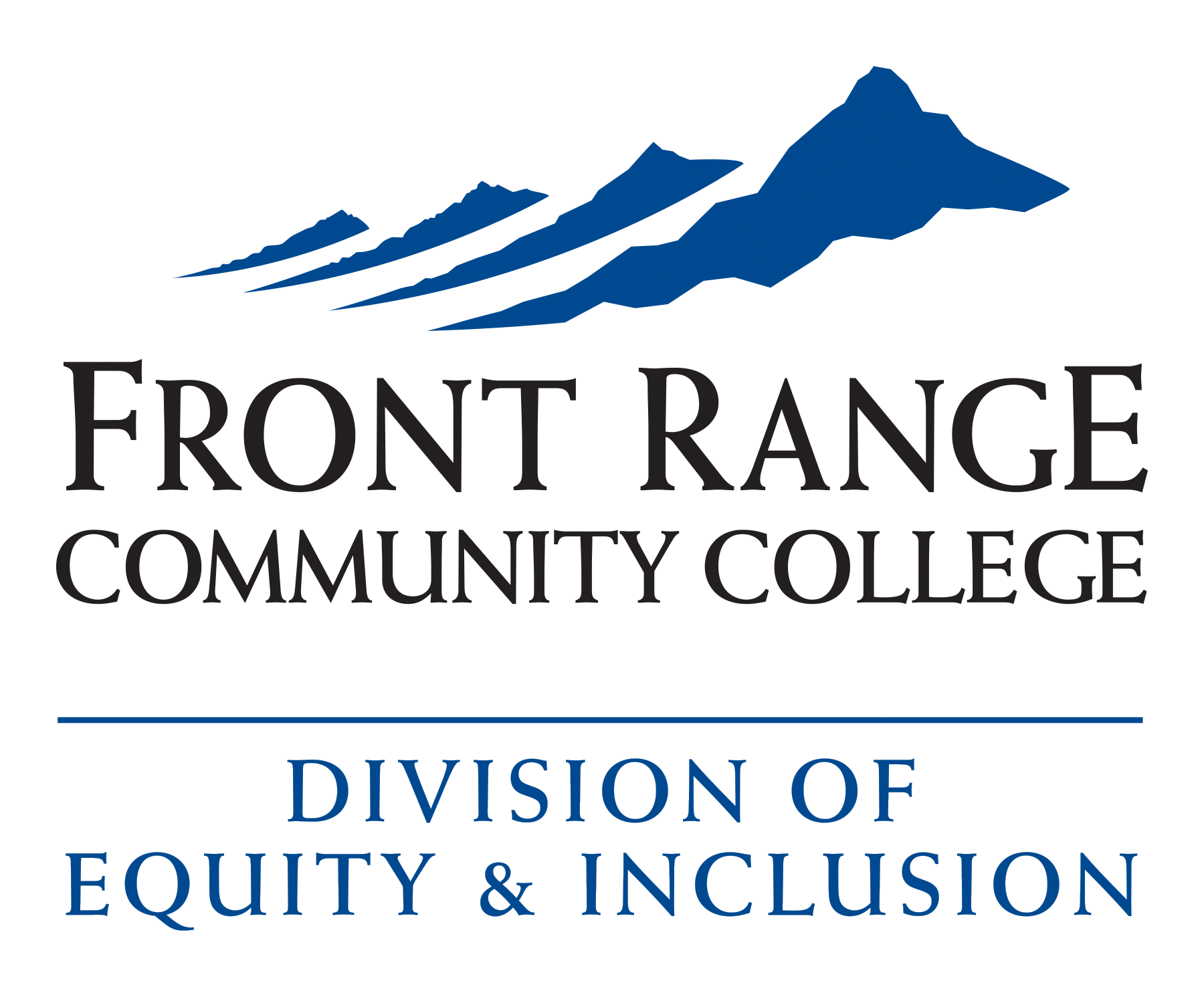 Logo: Front Range Community College, division of equity and inclusion