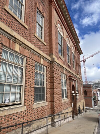 brown brick building