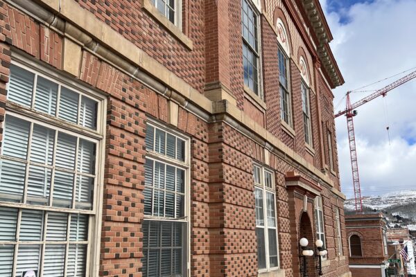 brown brick building