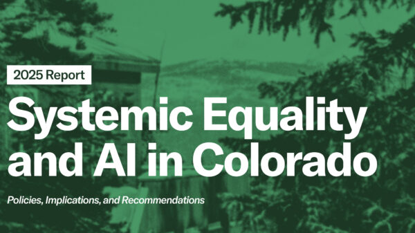2025 Report, Systemic Equality and AI in Colorado text over green background