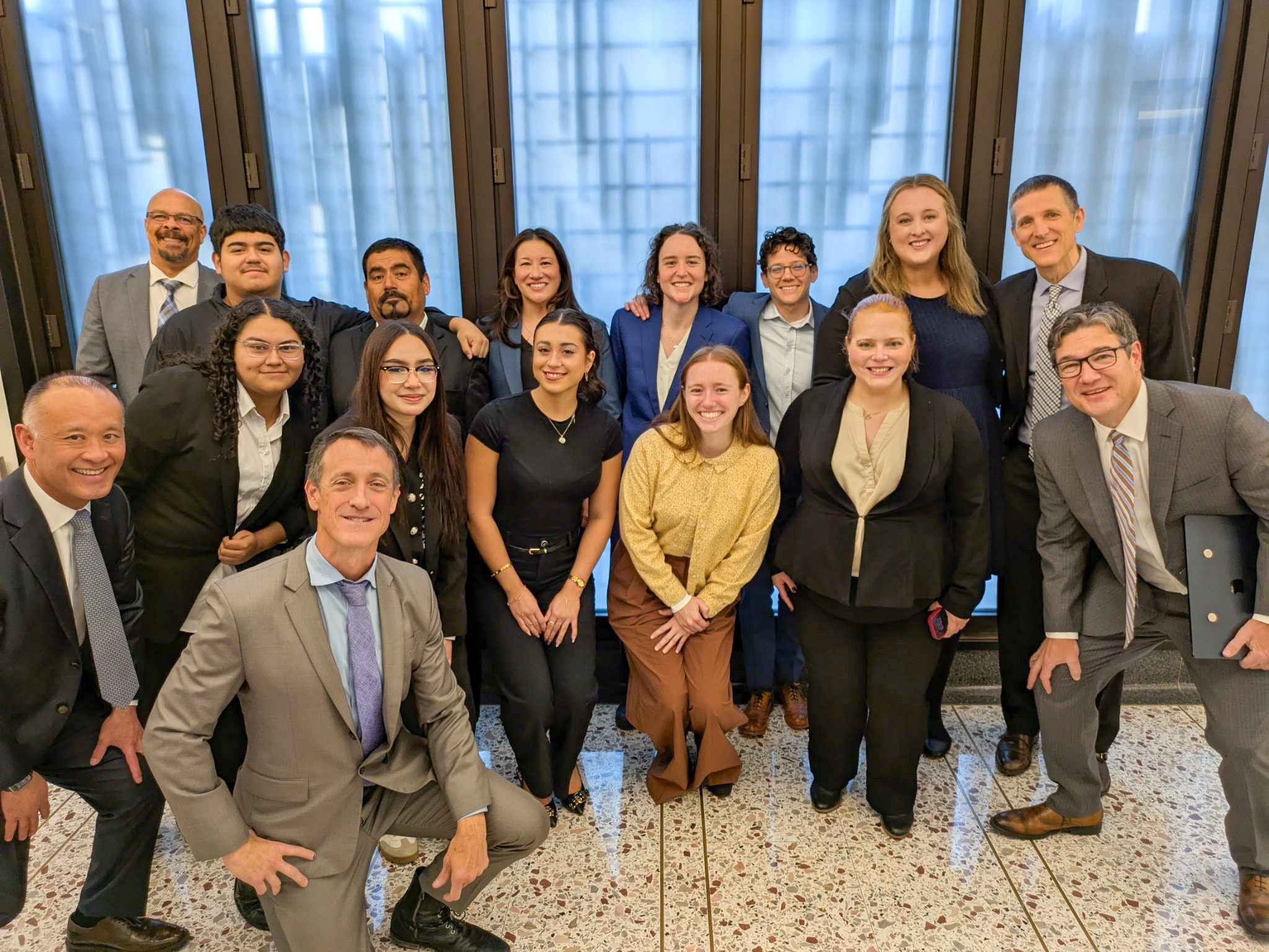 Group photo of lawyers and legal staff