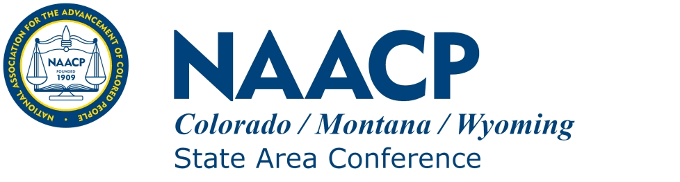naacp colorado montana wyoming state area conference logo