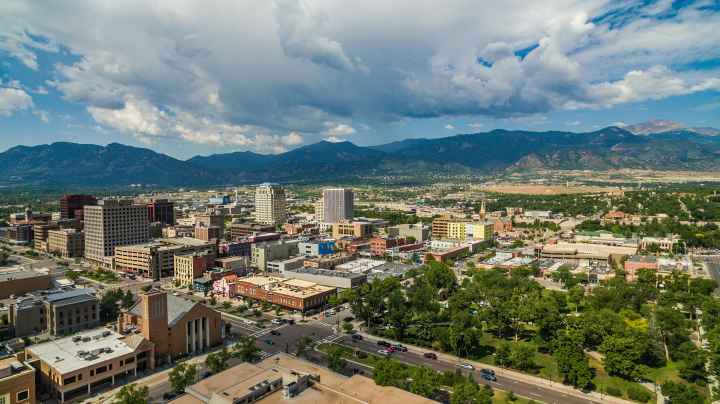 Photo of Denver from above