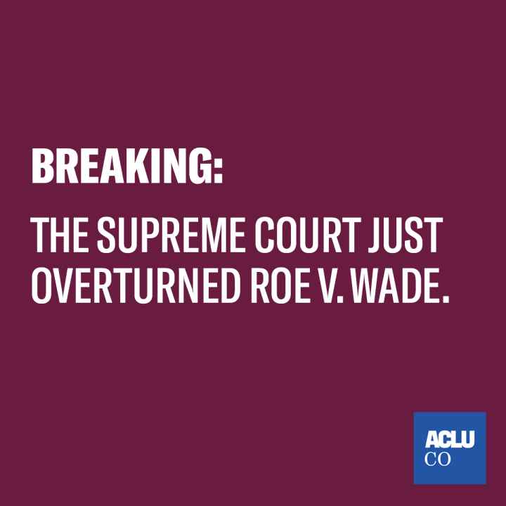 Breaking: The supreme court just overturned Roe v. Wade
