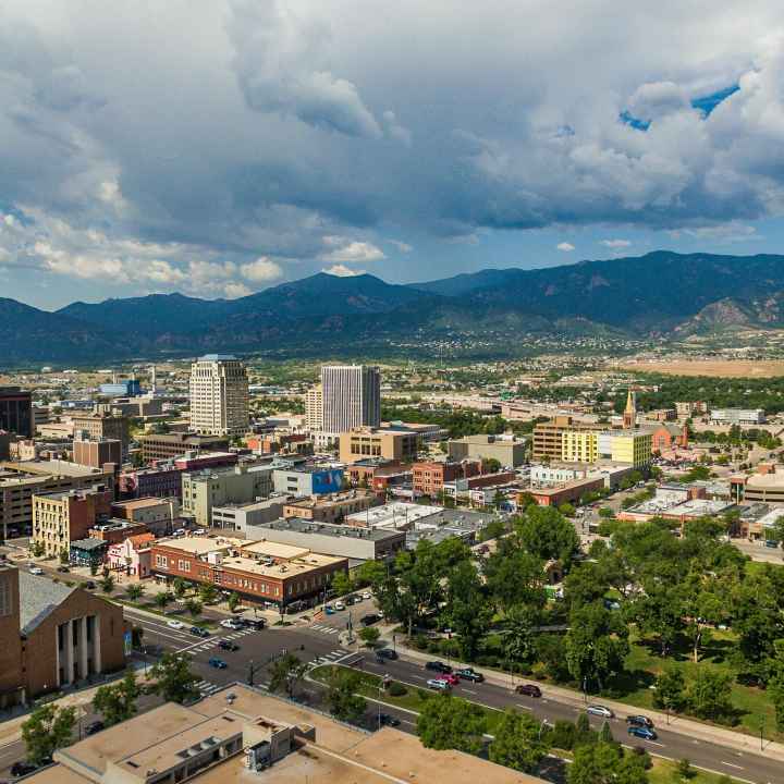 Photo of Denver from above